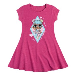 Girls' - LOL Surprise! - Bon Bon Doll Fit & Flair Cap Sleeve Dress - 1 of 2