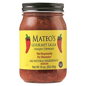 Mateo's Gourmet Medium Salsa 16oz - 1 of 3