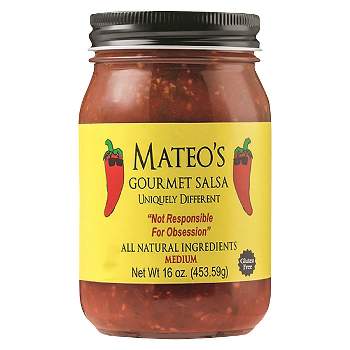 Mateo's Gourmet Medium Salsa 16oz