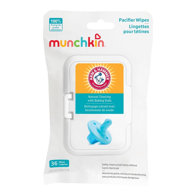 Munchkin Arm & Hammer - 36 Pacifier Wipes, 1 of 7