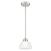 Livex Lighting Somerset 1 - Light Pendant in  Brushed Nickel - 3 of 4