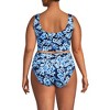 Lands' End Women's Tugless Tankini Top and High Waisted Bottom Swimsuit Set - 2 of 3
