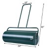 Costway 13 Gallon Lawn Roller Heavy-Duty Steel Push/Pull Sod Roller 24"x13" Green - 3 of 4