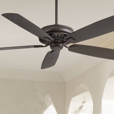 60" Oil Rubbed Bronze 5-Blade Outdoor Ceiling Fan with Pull Chain