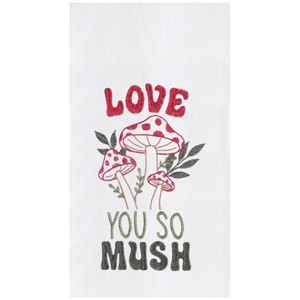 C&F Home Love You So Mush Embroidered Cotton Flour Sack Kitchen Towel - 1 of 3