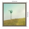 Amanti Art Farm Morning IV Square (Windmill) by Sue Schlabach Canvas Wall Art Print Framed 16-in. x 16-in. - 4 of 4