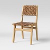 Ceylon Woven and Wood Dining Chair Brown/Natural - Threshold™ - image 3 of 4