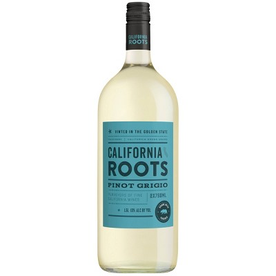 Pinot Grigio White Wine - 1.5L Bottle - California Roots&#8482;