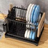 Racxily Dish Drying Rack for Kitchen Counter - Large Dish Rack with Drainboard - 3 of 4