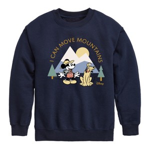 Boys' - Disney - I Can Move Mountains Graphic Long Sleeve Fleece Sweatshirt - 1 of 4