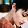 EVERLY JEWELRY | Sterling Silver 1/3ct TGW Created White Sapphire 3-Layer Stud Earrings - 4 of 4