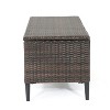 Sapphtopaz Storage Bench Rattan Storage Organizer Ottoman Toy Box Storage for Entryway Living Room, Patio - 2 of 4