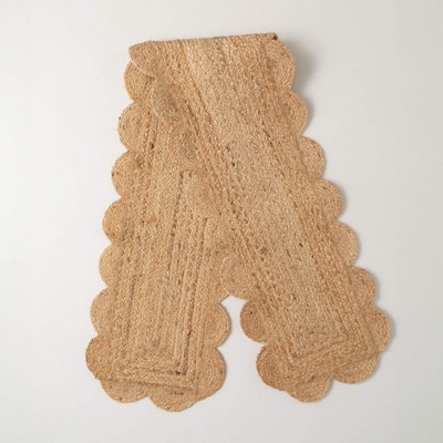 Sullivans 70" Woven Table Runner, Brown