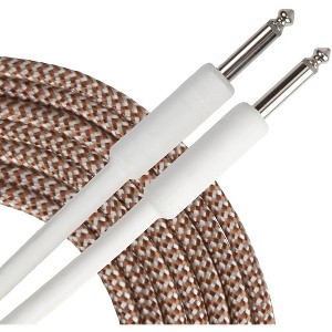 Livewire Advantage Tweed Instrument Cable 15 ft. Gold - 1 of 2