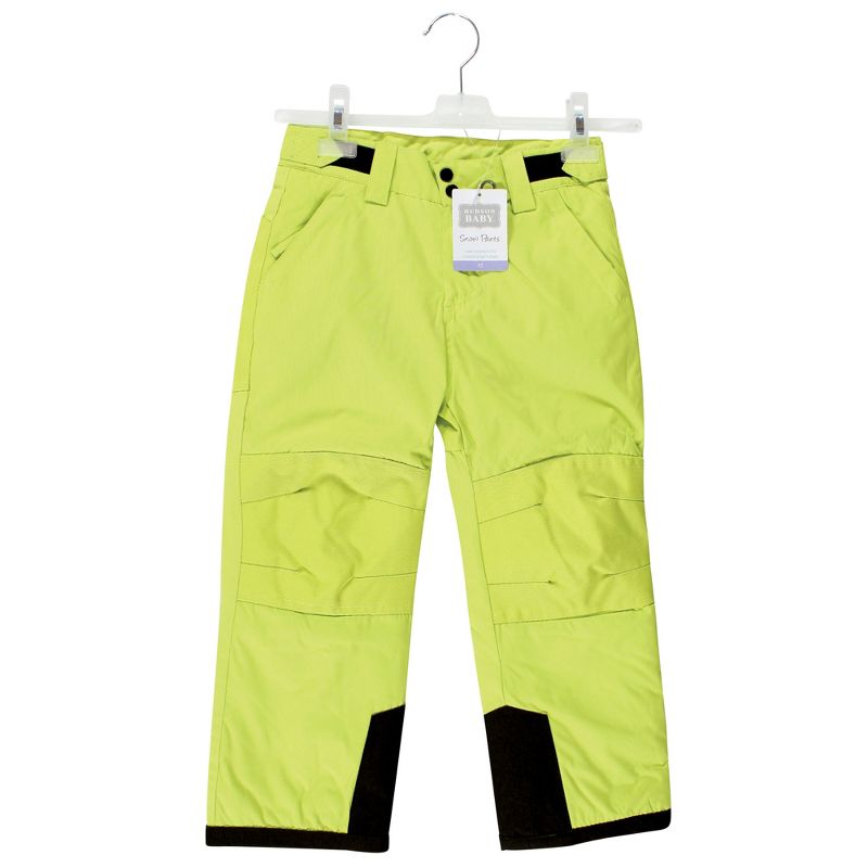 Hudson Baby Unisex Snow Pants, Lime, 2 of 5