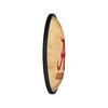 College Basketball Hardwood Design Oval Slimline Lighted Wall Sign - 3 of 4