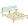 Bestier King/Queen/Full Size Bed Frame with Charging Station - 2 of 4