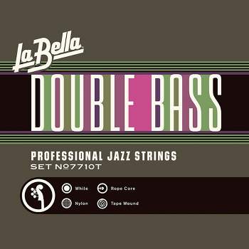 La Bella Double Bass White Nylon Tape Wound String Set for Baby Bass