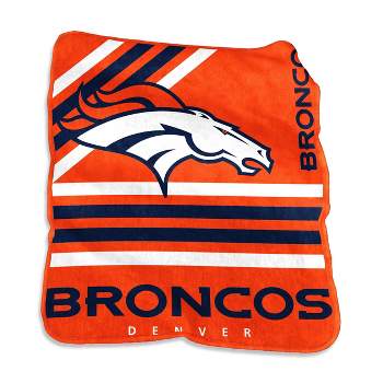 NFL Denver Broncos Raschel Throw Blanket