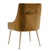 TOV Furniture Beatrix Velvet Side Chair in Cognac Orange Finish - 3 of 4