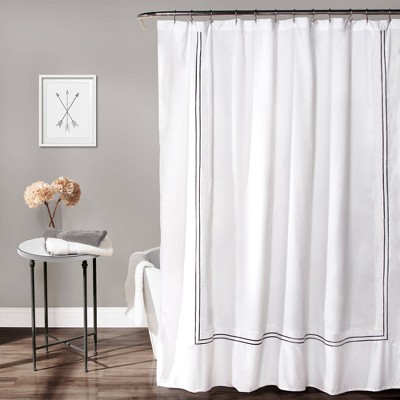 Solid Shower Curtain Gray - Lush Décor