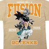 Dragon Ball Z Gotenks Fusion Men’s Sand Crew Neck Short Sleeve T-shirt - 4 of 4