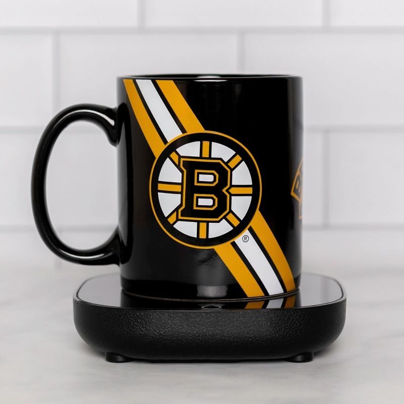 Uncanny Brands NHL Boston Bruins Logo Mug Warmer Set, 2 of 6
