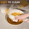 Itopfox 23-Piece Nonstick Cookware Set with Detachable Handles, Oven Safe & Induction Ready, Stackable Ceramic Pots and Pans, Cream White - 2 of 4