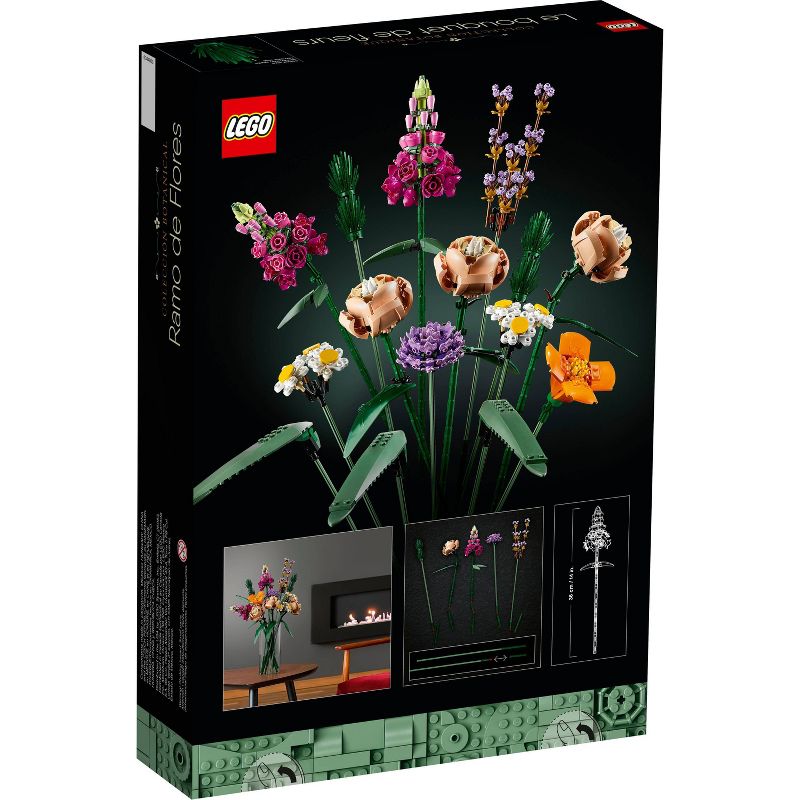 LEGO Icons Flower Bouquet Botanical Collection Building Set 10280, 6 of 15
