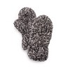 MUK LUKS Women's Shearling Mitten Accessories, Frosted Black, OS - 2 of 2