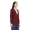 Lands' End Women's Fine Gauge Cotton Button Front Blazer Sweater - 4 of 4