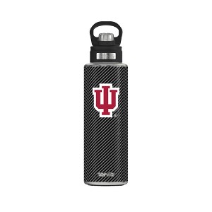 NCAA Indiana Hoosiers Carbon Fiber Wide Mouth Water Bottle - 40oz - 1 of 3