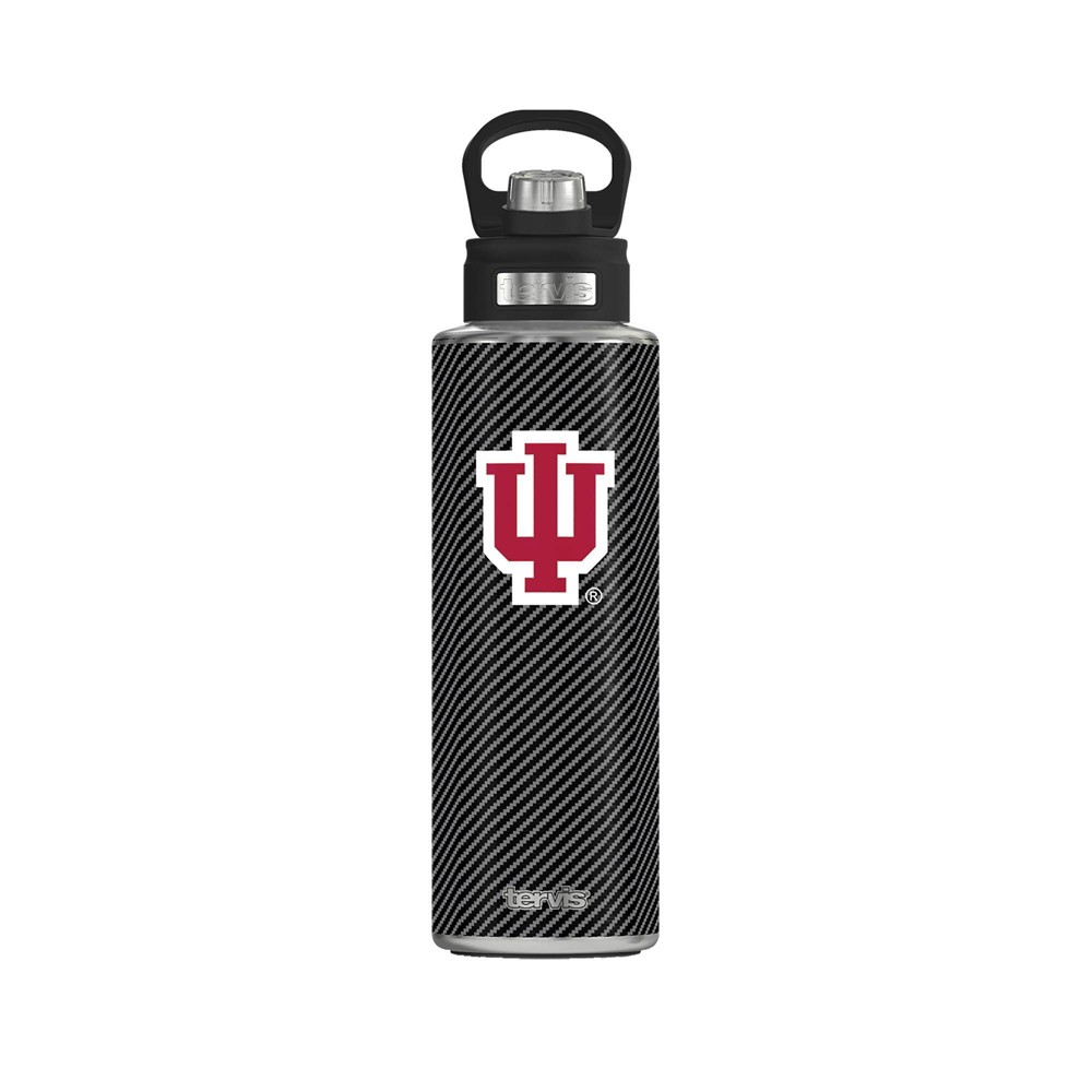 Photos - Water Bottle NCAA Indiana Hoosiers Carbon Fiber Wide Mouth  - 40oz