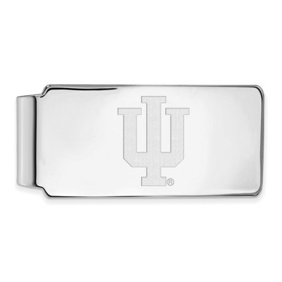Black Bow Jewelry Sterling Silver Indiana Hoosiers NCAA Money Clip