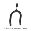 Unique Bargains Garage Storage Hooks U-Shaped Hook with Screws Black 3.9"x2.2"x0.4" 1 Pcs - 3 of 4