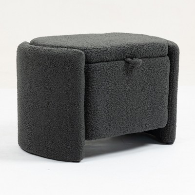 Vynxaria Mid Century Modern Accent Chair ¨C Stylish Upholstered Lounge Chair with Storage