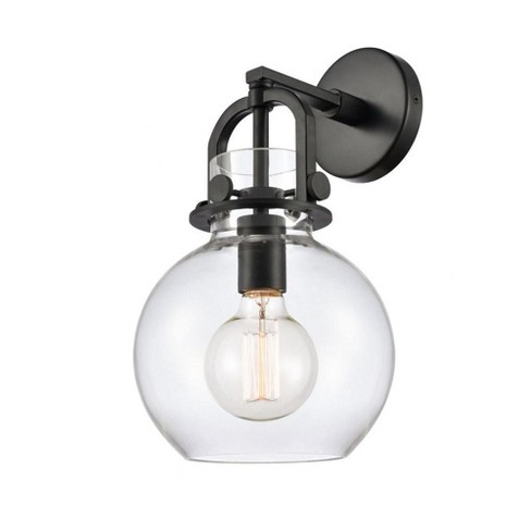 Innovations Lighting Newton Sphere 1 - Light Sconce in  Matte Black - image 1 of 1