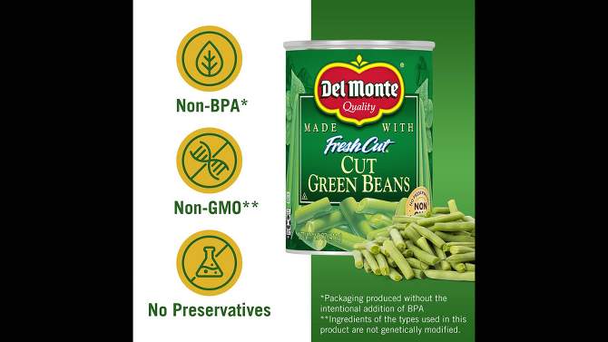 Del Monte Cut Green Beans - 14.5oz, 2 of 6, play video