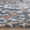 40"x54" Robin 1/4" Rug'D Chair Floor Mat Gray/Orange - Anji Mountain - 2 of 4