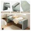 Johannes 58.5"W Transitional Bedroom Upholstered Bench | ARTFUL LIVING DESIGN - 3 of 4