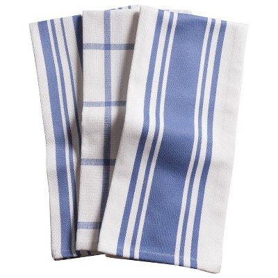 KAF Home Centerband/Basketweave/Windowpane Kitchen Towels, Set of 3