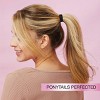 scünci No Damage Super Comfy Hosiery Elastic Hair Tie Ponytailers - Black - Fine Hair - 20pc - 3 of 4
