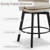 Spruce&Spring Modern Swivel Counter Height Bar Stools with Arm - 4 of 4