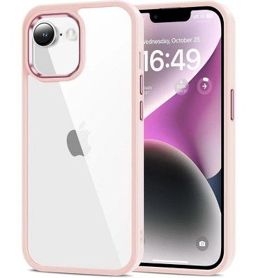 Entronix Case Compatible with iPhone 16E - [Clear Back] Impact Chrome Frame