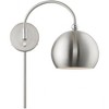 Livex Lighting Stockton 1 - Light Wall Light in  Brushed Nickel/Polished Chrome - 3 of 4