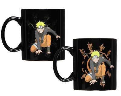 Naruto Shippuden Anime Manga Heat Reactive Color Changing 16 OZ. Tea Coffee Mug Cup
