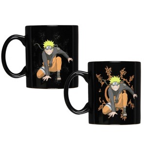 Naruto Shippuden Anime Manga Heat Reactive Color Changing 16 OZ. Tea Coffee Mug Cup - 1 of 4