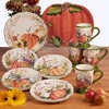 Set of 4 Harvest Morning Dinner Plates - Certified International - 3 of 3