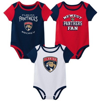 Image of NHL Florida Panthers Infant Boys' 3pk Bodysuit - 18M