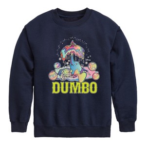 Boys' - Disney - Psychedelic Happiness Graphic Long Sleeve Fleece Sweatshirt - 1 of 3